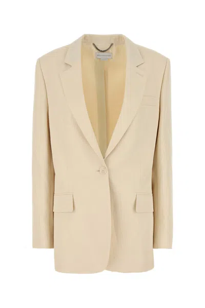 STELLA MCCARTNEY GIACCA IN MISTO VISCOSA AVORIO  DONNA