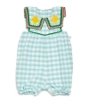 STELLA MCCARTNEY GINGHAM EMBROIDERED PLAYSUIT (3-18 MONTHS)