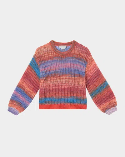 Stella Mccartney Kids' Girl's Multicolor Space Dye Stripe Sweater