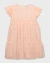 STELLA MCCARTNEY GIRL'S TULLE HEART EMBROIDERED DRESS