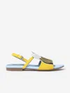 Stella Mccartney Bumblebee Faux-leather Sandals In Yellow