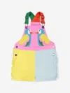 Stella Mccartney Color Block Organic Denim Dungaree In Multicoloured