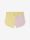 Stella Mccartney Two-tone Cotton Shorts In Multicoloured