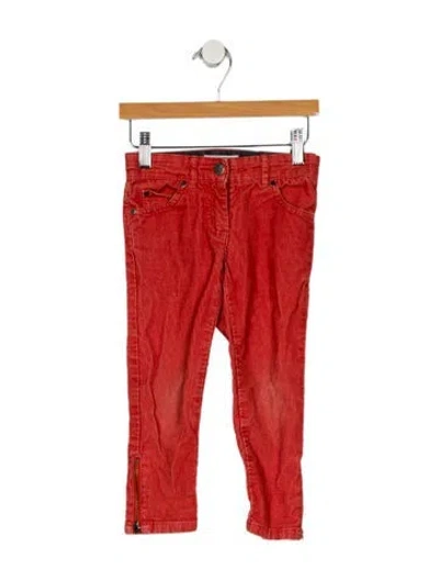 Pre-owned Stella Mccartney Babies' Girls' Corduroy Pants In Orange