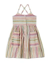 STELLA MCCARTNEY STELLA MCCARTNEY GIRLS' COTTON PASTEL STRIPE DRESS - LITTLE KID