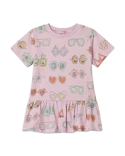Stella Mccartney Girls' Cotton Sunglasses Dress - Baby In Light Pink