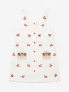 Stella Mccartney Girls Embroidered Cherries Dress In White