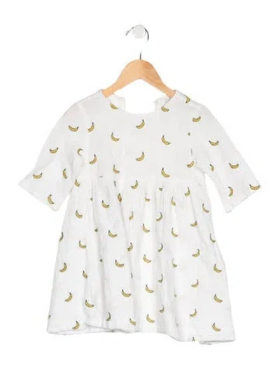 Pre-owned Stella Mccartney Babies' Girls' Embroidered Dress In White
