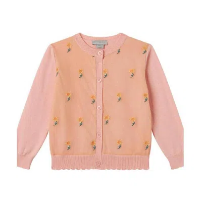 STELLA MCCARTNEY STELLA MCCARTNEY GIRLS FLOWER PRINT CARDIGAN