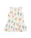 Stella Mccartney Baby Girls Ice Cream Jersey Dress In White