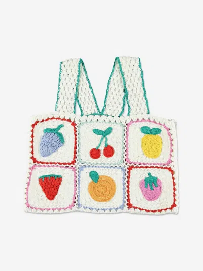 Stella Mccartney Kids'  Girls Knitted Fruit Top In White