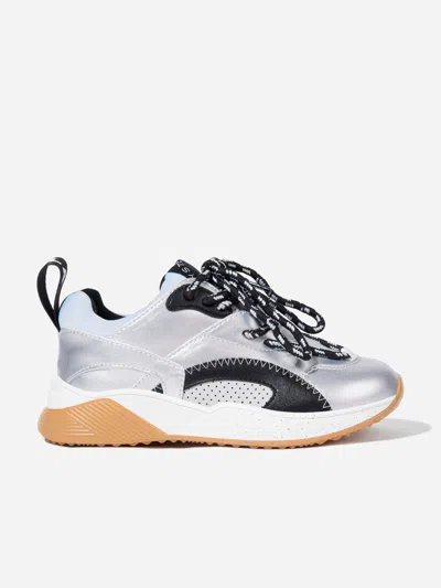 Stella Mccartney Kids'  Girls Lace Up Trainers In White