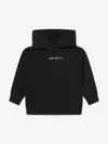Stella Mccartney Girls Logo Hoodie In Black