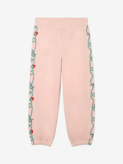 Stella Mccartney Babies'  Girls Logo Joggers In Pink