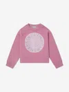 Stella Mccartney Crewneck Sweatshirt With Print  In Pink