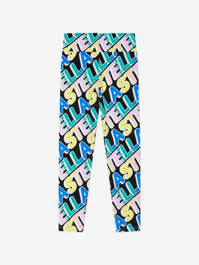 STELLA MCCARTNEY GIRLS LOGO SPORTS LEGGINGS