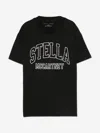Stella Mccartney Girls Logo T-shirt In Black
