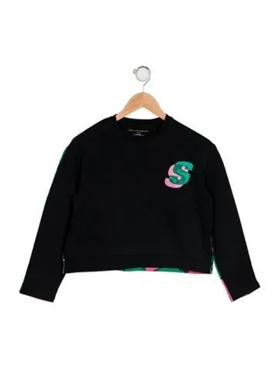 Pre-owned Stella Mccartney Kids' Girls' Long-sleeve Sweatshirt In Blue