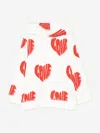 Stella Mccartney Heart-print Hoodie In Multi