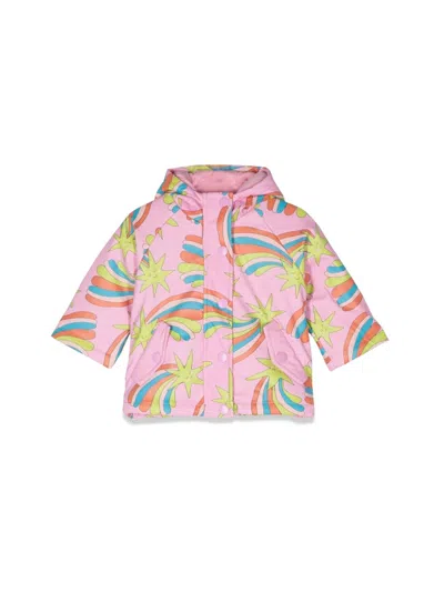 Stella Mccartney Girls' Mini Parka Jacket In Pink