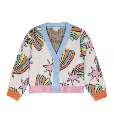 Stella Mccartney Kids'  Girls Multi-color Knitted Cardigan