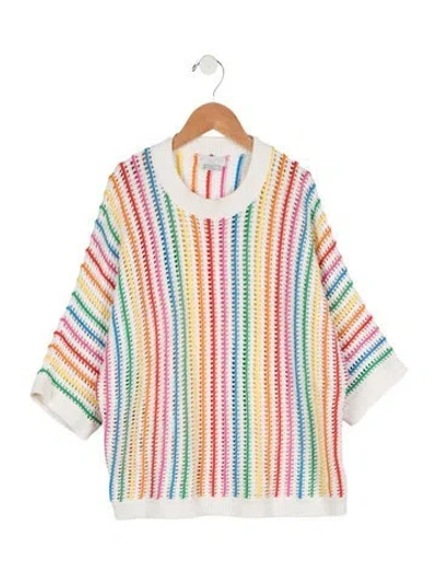 Pre-owned Stella Mccartney Kids' Girls' Multicolor Sweater In Neutrals