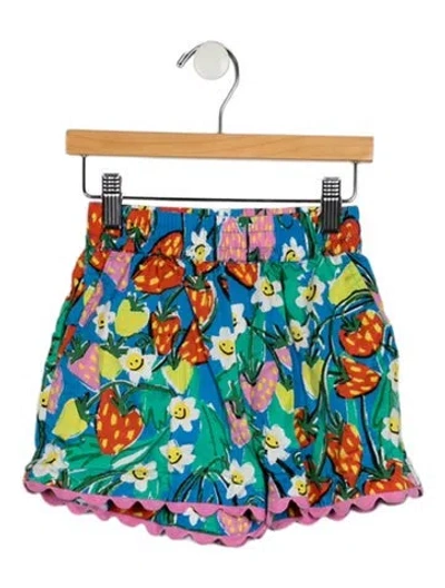Pre-owned Stella Mccartney Babies' Girls' Patterned Shorts In Blue
