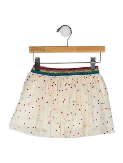 Pre-owned Stella Mccartney Babies'  Girls Polka Dot Skirt In Neutral