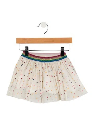 Pre-owned Stella Mccartney Babies' Girls' Polka Dot Skirt In White