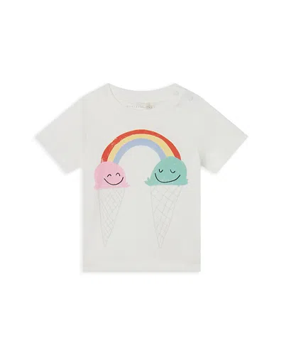 Stella Mccartney Girls' Rainbow Ice Cream Print Tee - Baby In White