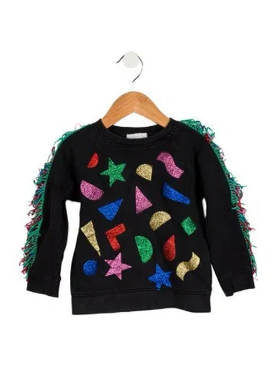 Pre-owned Stella Mccartney Babies' Girls' Shape Print Sweatshirt In Black