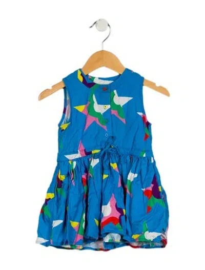 Pre-owned Stella Mccartney Babies' Girls' Sleeveless Dress In Blue