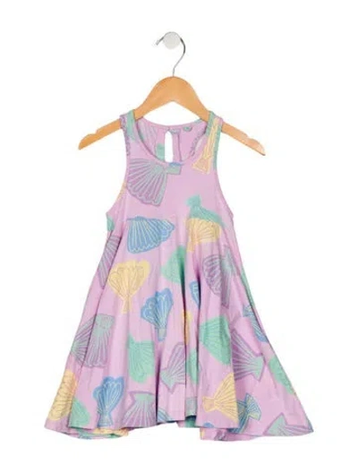 Pre-owned Stella Mccartney Babies' Girls' Sleeveless Dress In Purple