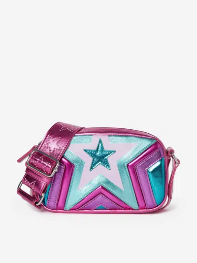 Stella Mccartney Kids'  Girls Star Crossbody Bag In Pink