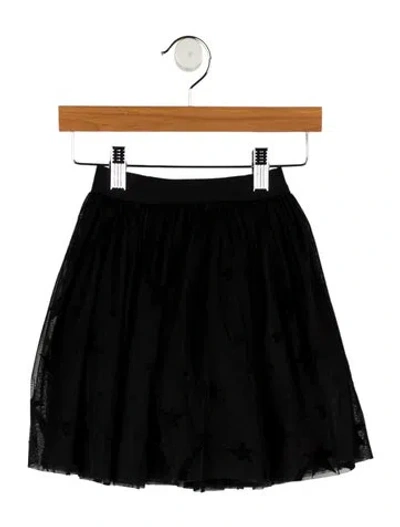 Pre-owned Stella Mccartney Babies' Girls' Star Print Skirt In Black