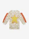 Stella Mccartney Girls Star Sweater Dress In White