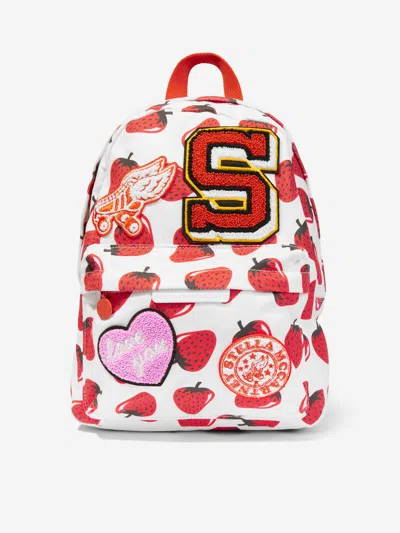 Stella Mccartney Girls Strawberry Backpack