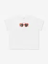 Stella Mccartney Girls Sunglasses T-shirt In White