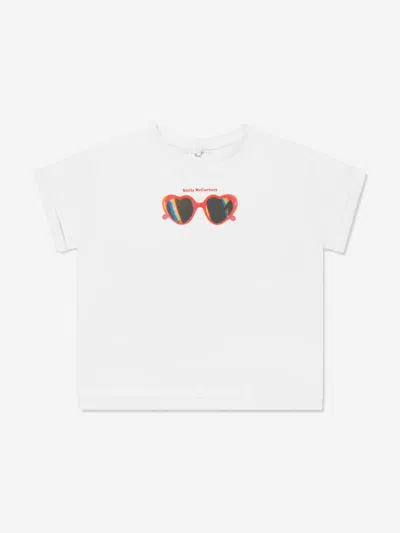Stella Mccartney Babies'  Girls Sunglasses T-shirt In White