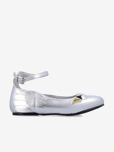STELLA MCCARTNEY STELLA MCCARTNEY GIRLS SWAN BALLERINAS