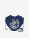 Stella Mccartney Girls Swan Heart Shoulder Bag In Multi