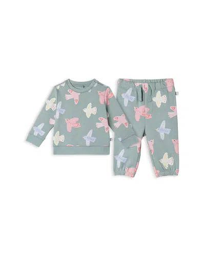 Stella Mccartney Girls' Sweatshirt & Sweatpants - Baby In Green