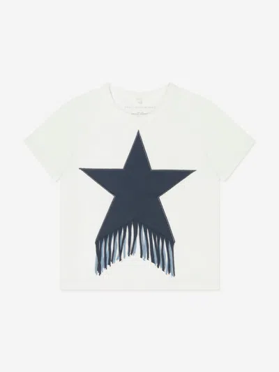 Stella Mccartney Kids' Printed T-shirt In Ivory