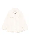 Stella Mccartney Fringed Jacket In Cream