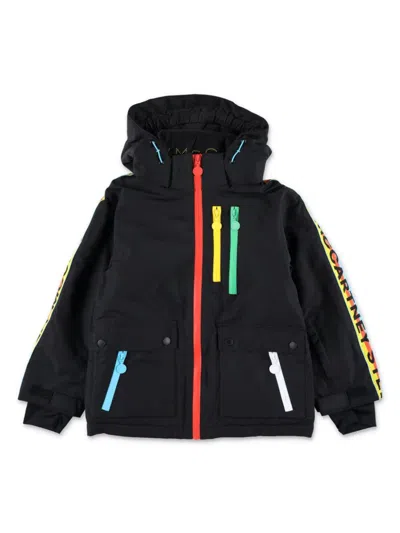 Stella Mccartney Kids' Giubbino Da Sci Con Stampa In Black