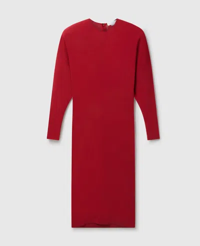 Stella Mccartney Gloved Long-sleeved Midi Dress