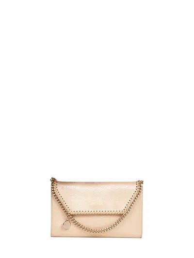 Stella Mccartney Gold Falabella Wallet Crossbody Bag