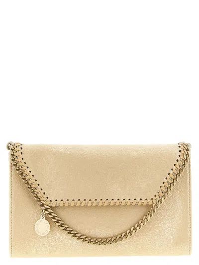 Stella Mccartney Golden Falabella Crossbody Bag In Silver