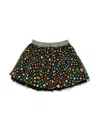 Stella Mccartney Star-print Tulle Skirt In Black