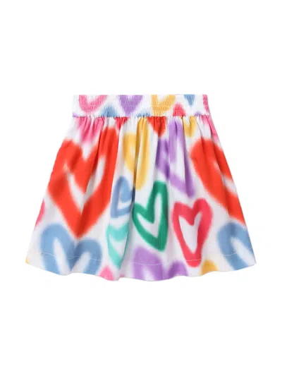 Stella Mccartney Printed Lyocell Blend Skirt In Multicolor